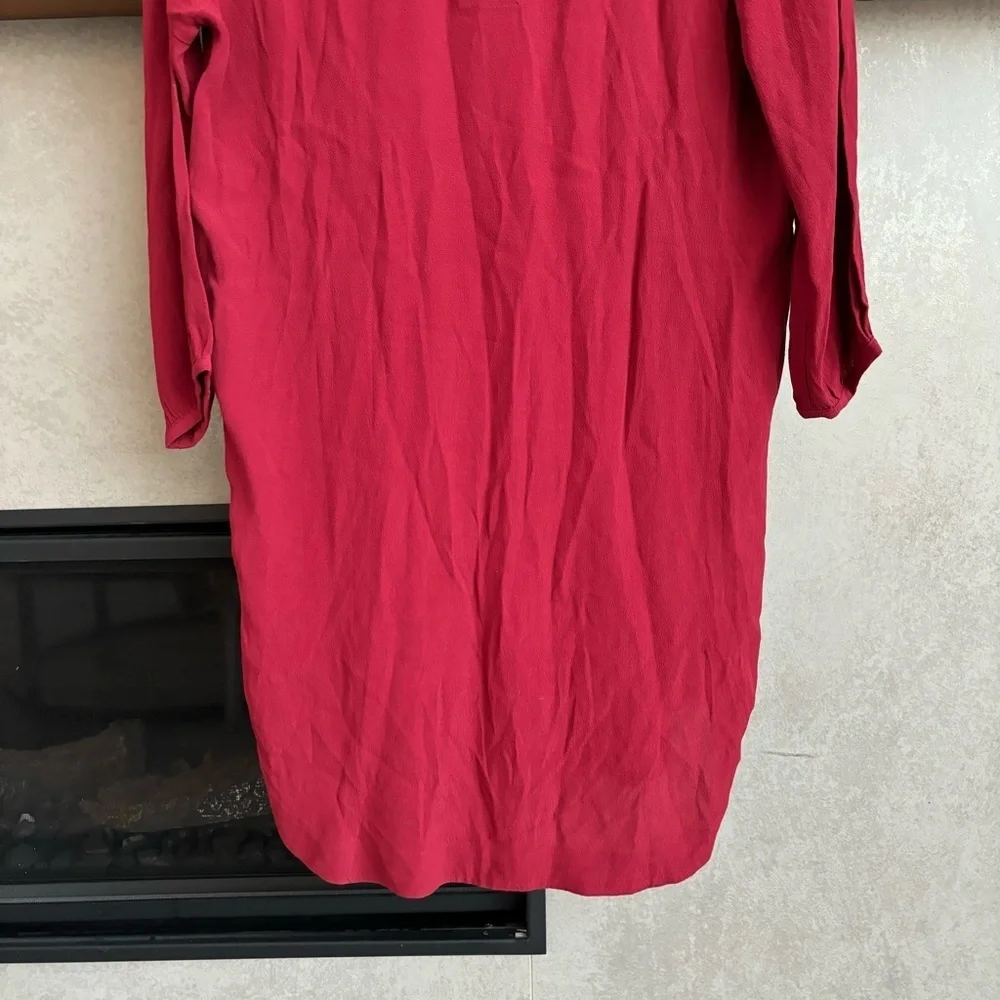 NWT Madewell Red Du Jour Tunic Dress, Size XS - Picture 12 of 15
